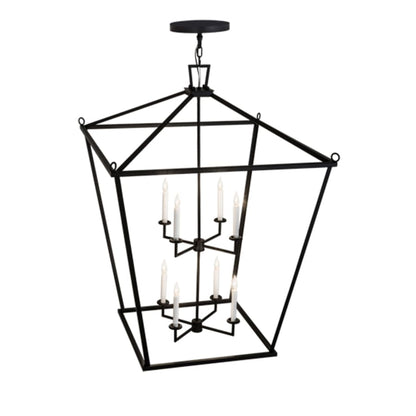 Meyda Tiffany Kitzi 8 Light 51" Wide Taper Candle Pendant