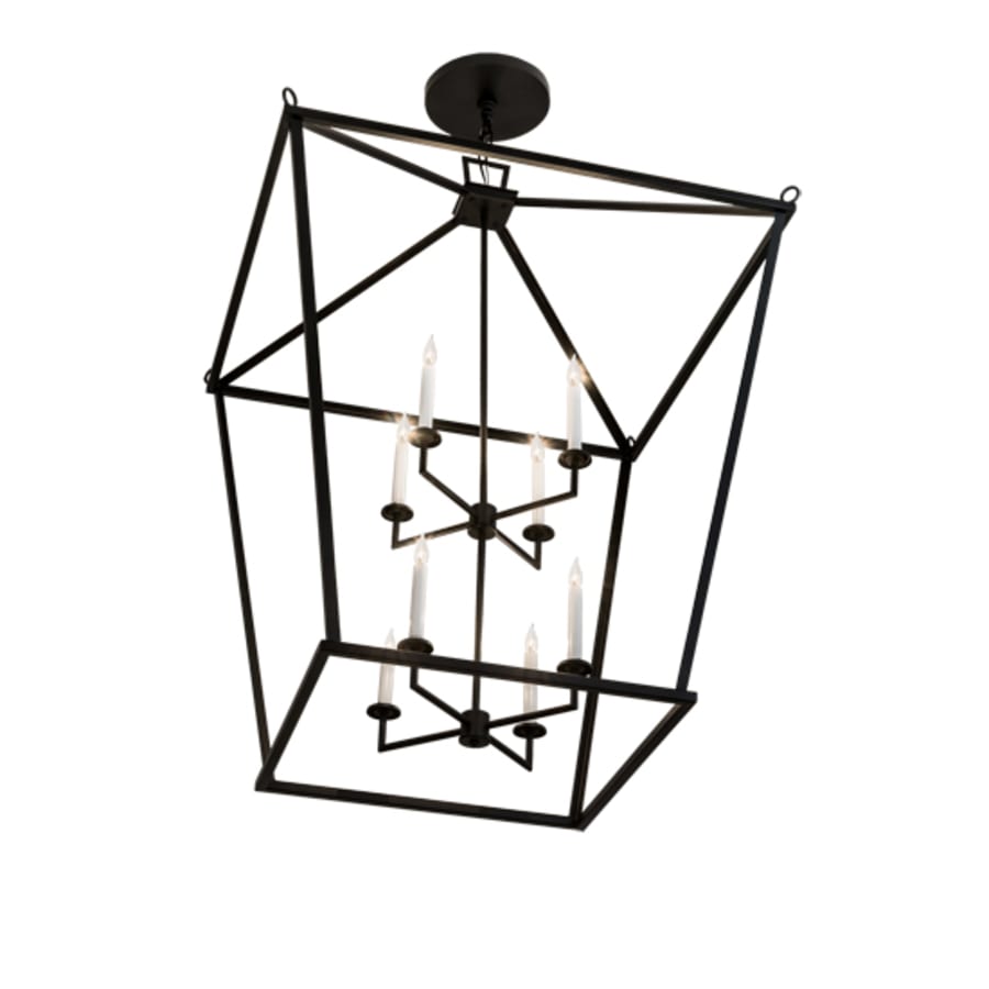 Meyda Tiffany Kitzi 8 Light 51" Wide Taper Candle Pendant