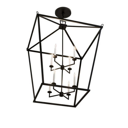 Meyda Tiffany Kitzi 8 Light 51" Wide Taper Candle Pendant