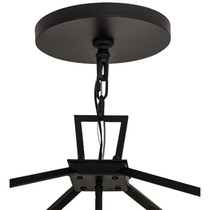 Meyda Tiffany Kitzi 8 Light 51" Wide Taper Candle Pendant