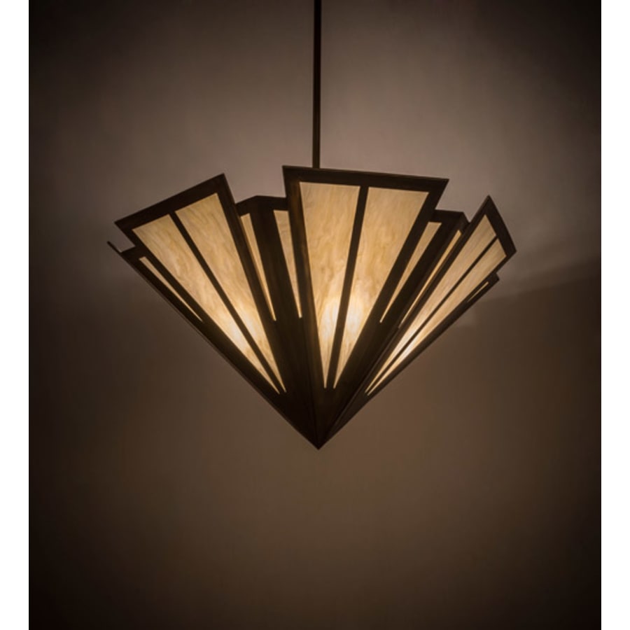 Meyda Tiffany Brum 6 Light 66" Wide Pendant