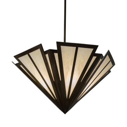 Meyda Tiffany Brum 6 Light 66" Wide Pendant