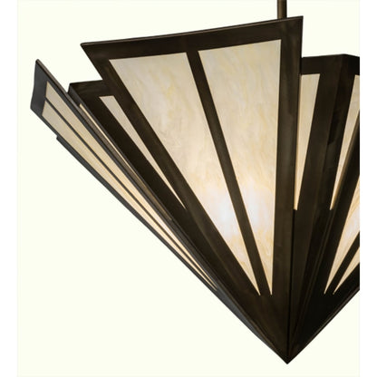 Meyda Tiffany Brum 6 Light 66" Wide Pendant