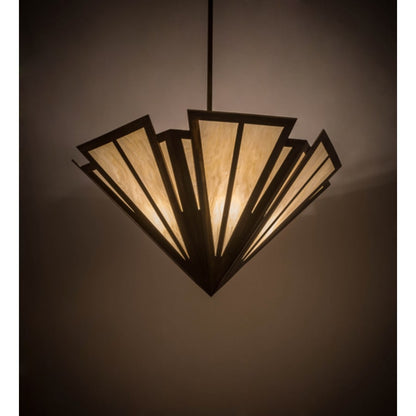 Meyda Tiffany Brum 6 Light 48" Wide Pendant
