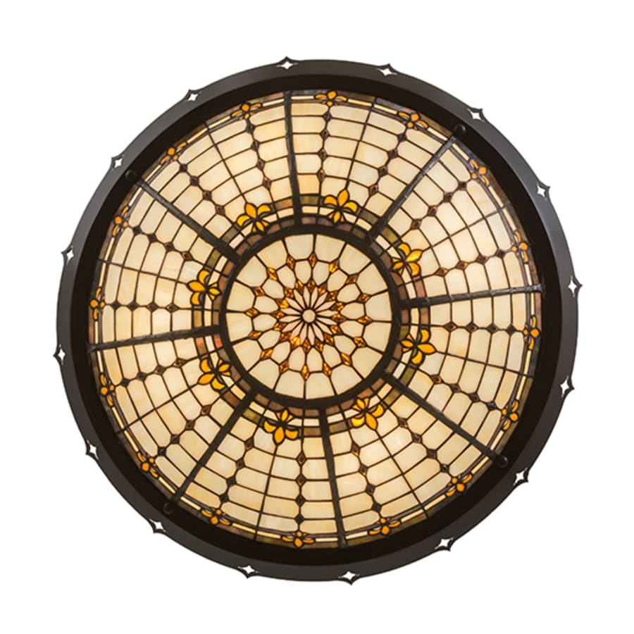 Meyda Tiffany Fleur-de-Lite 4 Light 26" Wide Pendant