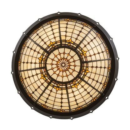 Meyda Tiffany Fleur-de-Lite 4 Light 26" Wide Pendant