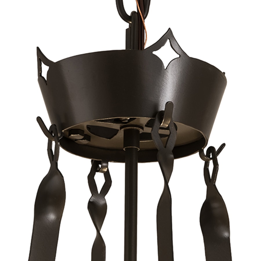 Meyda Tiffany Fleur-de-Lite 4 Light 26" Wide Pendant