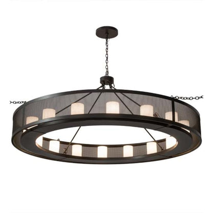 Meyda Tiffany Loxley Golpe 16 Light 78" Wide Ring Chandelier