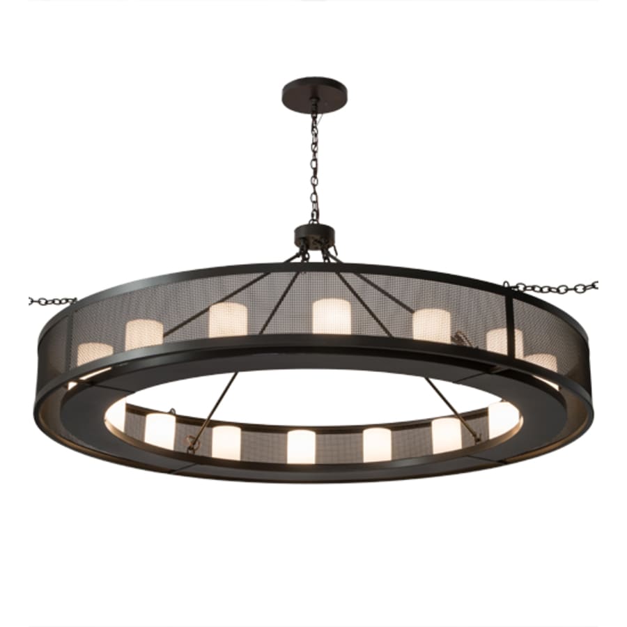 Meyda Tiffany Loxley Golpe 16 Light 78" Wide Ring Chandelier