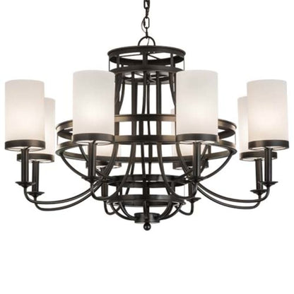 Meyda Tiffany Saxony 8 Light 46" Wide Chandelier