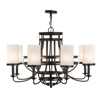 Meyda Tiffany Saxony 8 Light 46" Wide Chandelier