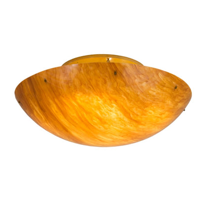 Meyda Tiffany Artesia 12 Light 60" Wide Semi-Flush Bowl Ceiling Fixture - Buttered Brass Finish
