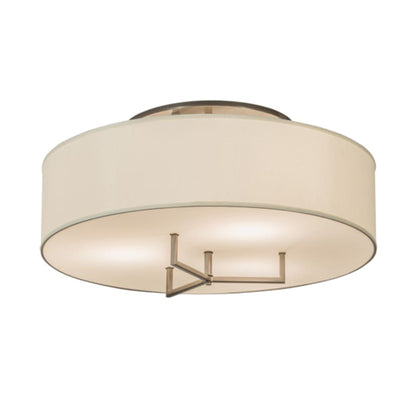 Meyda Tiffany Cilindro 3 Light 30" Wide Flush Mount Drum Ceiling Fixture