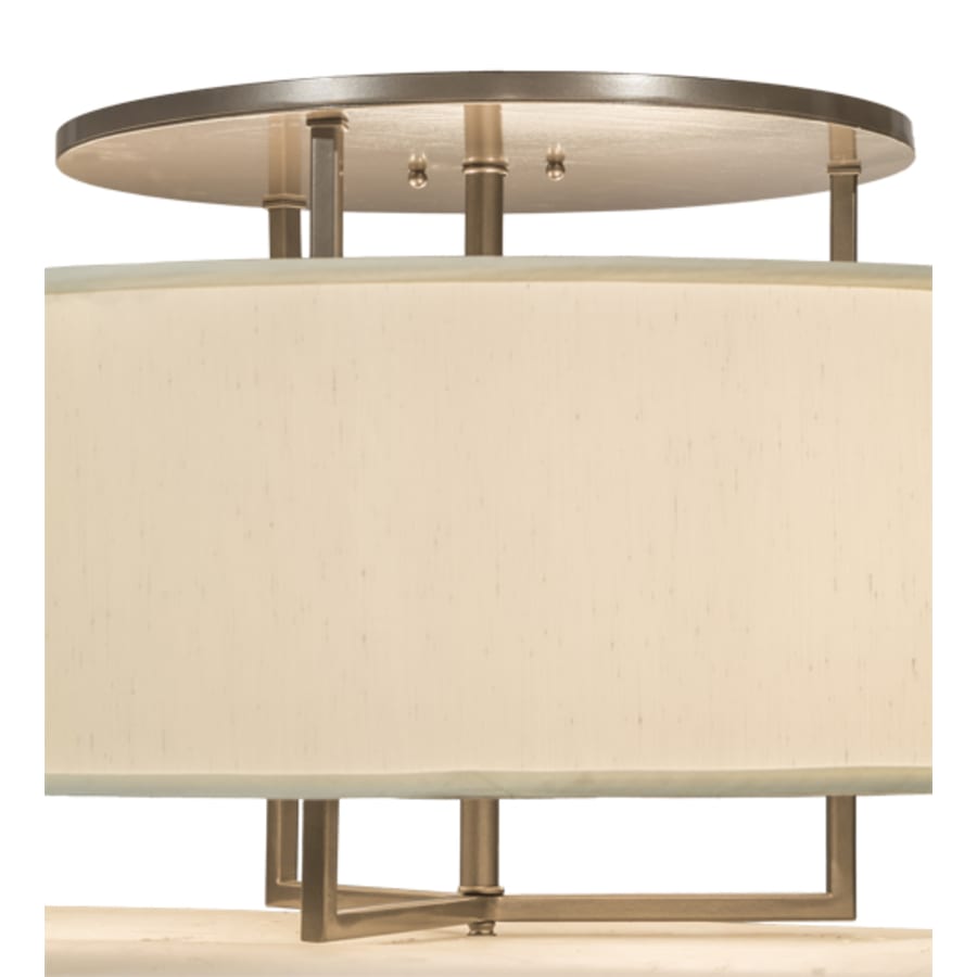 Meyda Tiffany Cilindro 3 Light 30" Wide Flush Mount Drum Ceiling Fixture