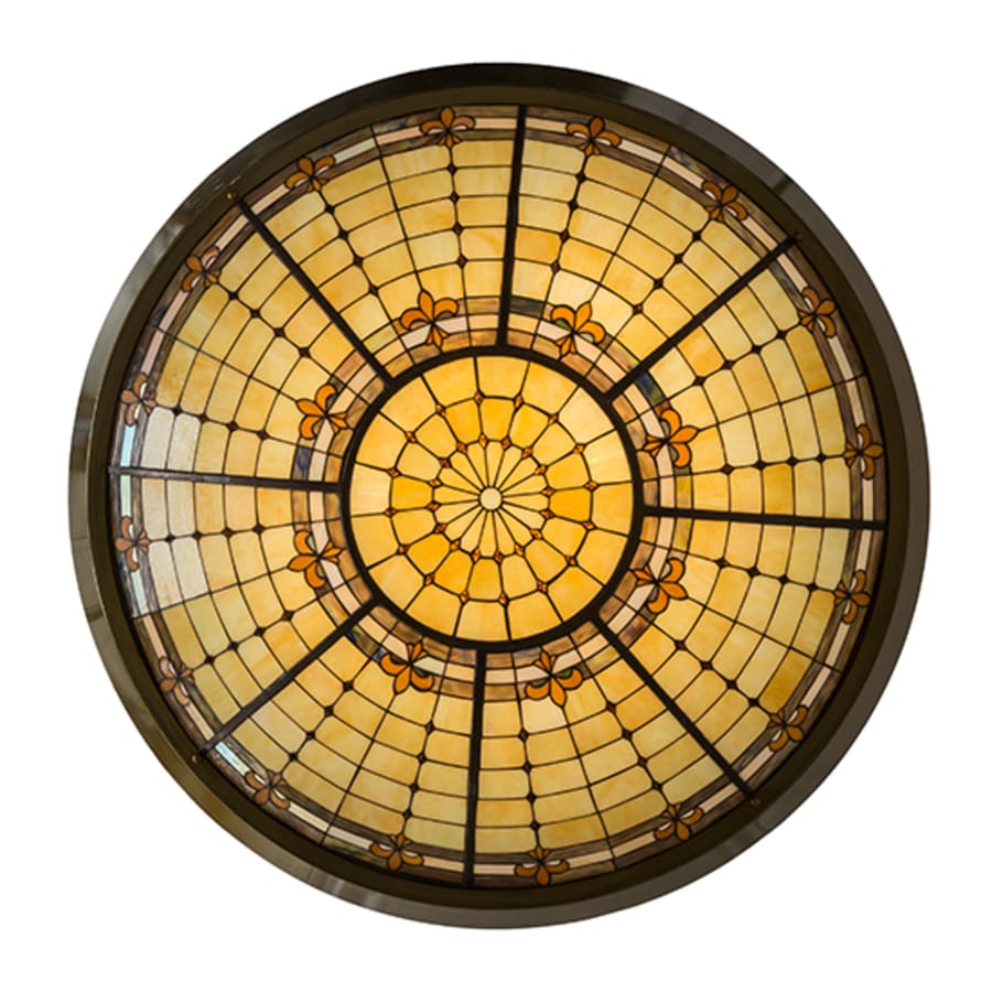 Meyda Tiffany Fleur-de-Lite 10 Light 54" Wide Pendant