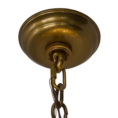 Meyda Tiffany Fleur-de-Lite 10 Light 54" Wide Pendant