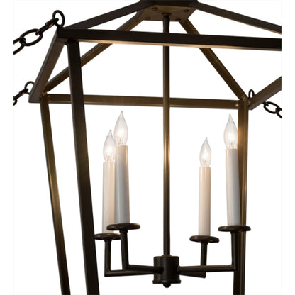 Meyda Tiffany Kitzi 4 Light 29" Wide Taper Candle Pendant