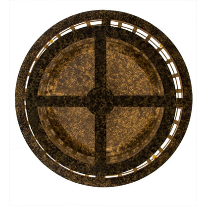 Meyda Tiffany Cilindro Golpe 12 Light 40" Wide Flush Mount Ceiling Fixture