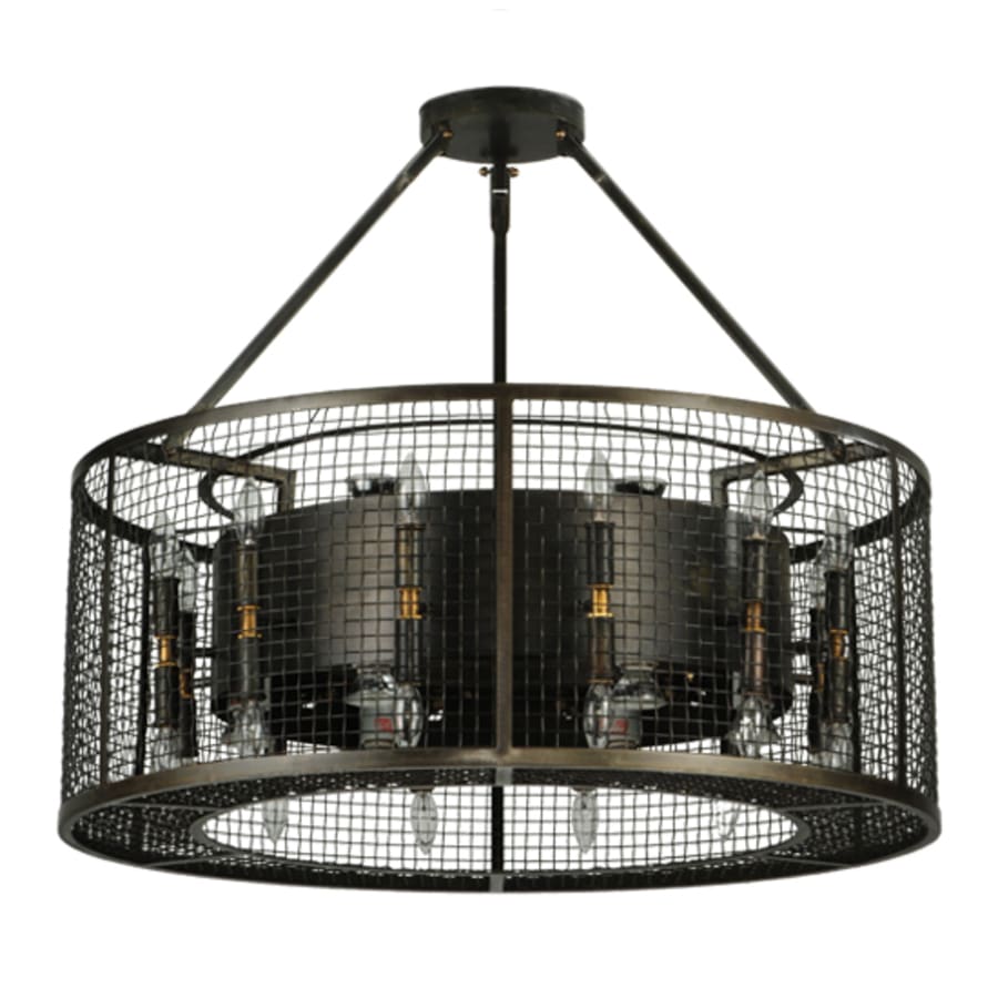 Meyda Tiffany Paloma Golpe 24 Light 30" Wide Cage Pendant