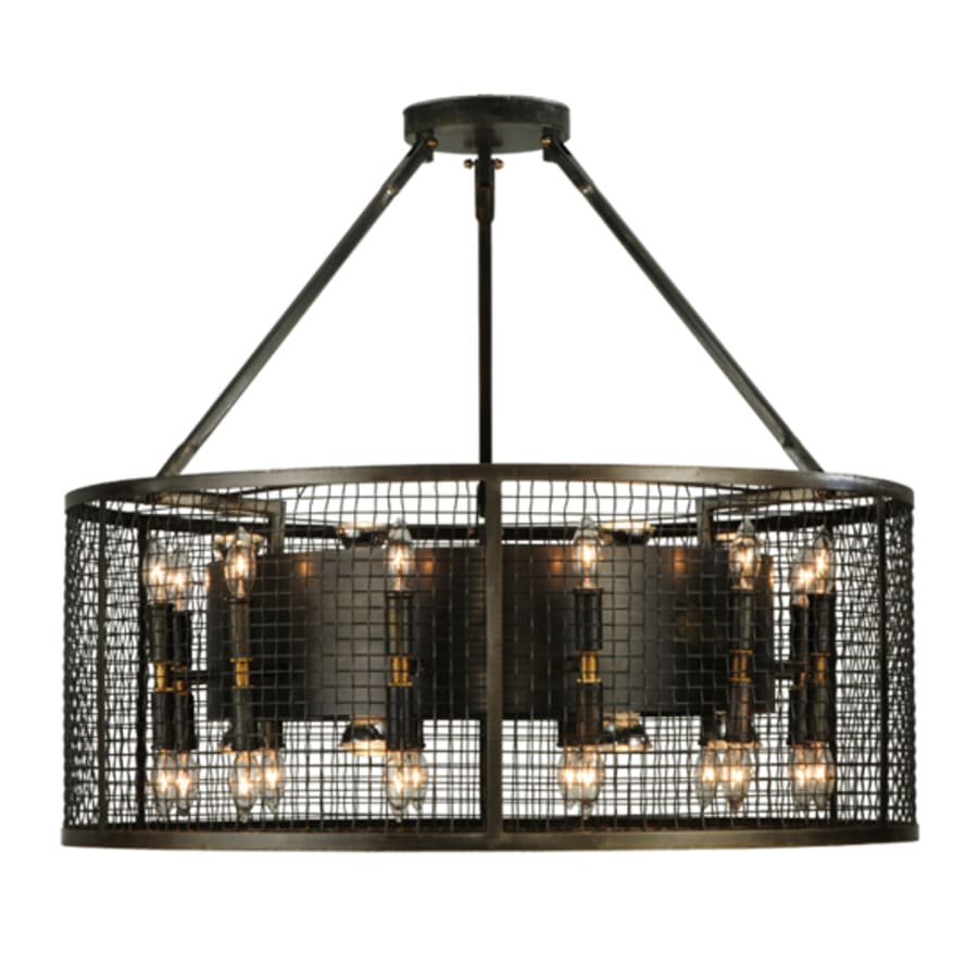 Meyda Tiffany Paloma Golpe 24 Light 30" Wide Cage Pendant