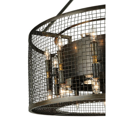 Meyda Tiffany Paloma Golpe 24 Light 30" Wide Cage Pendant