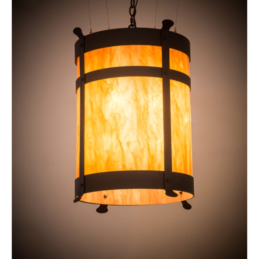 Meyda Tiffany Beartooth 6 Light 19" Wide Pendant