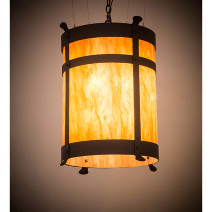 Meyda Tiffany Beartooth 6 Light 19" Wide Pendant