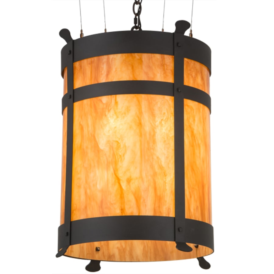 Meyda Tiffany Beartooth 6 Light 19" Wide Pendant