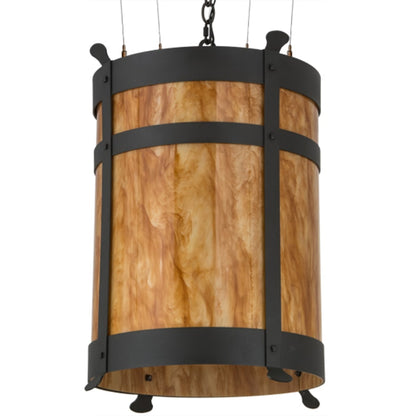 Meyda Tiffany Beartooth 6 Light 19" Wide Pendant