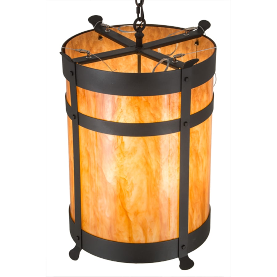 Meyda Tiffany Beartooth 6 Light 19" Wide Pendant