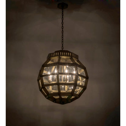 Meyda Tiffany Armoury 8 Light 26" Wide Pendant