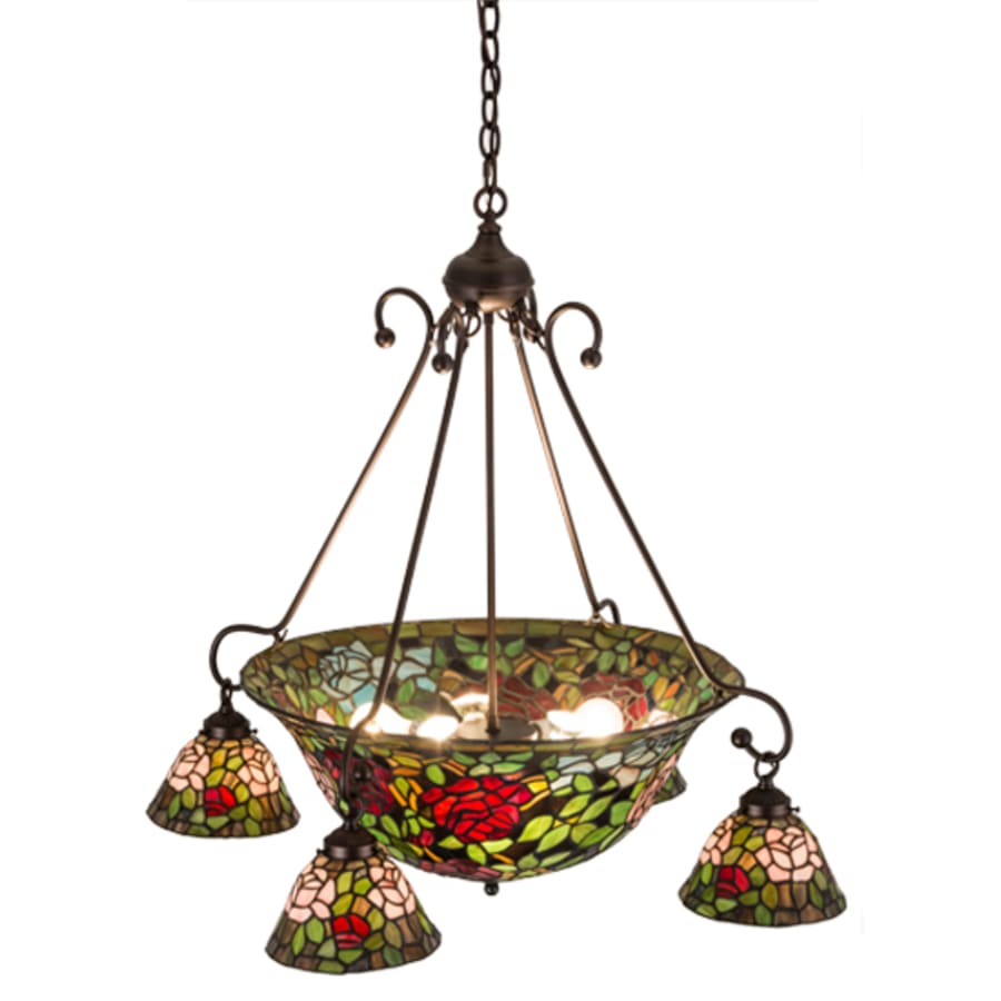 Meyda Tiffany Tiffany Rosebush 5 Light 36" Wide Chandelier
