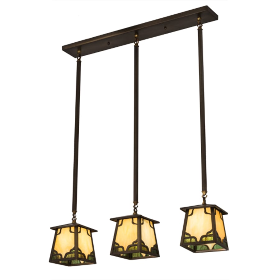 Meyda Tiffany Kirkpatrick 3 Light 7" Wide Multi Light Pendant