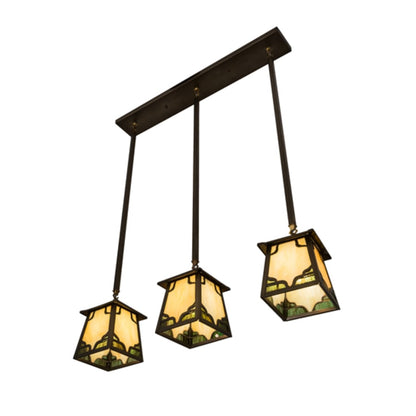 Meyda Tiffany Kirkpatrick 3 Light 7" Wide Multi Light Pendant