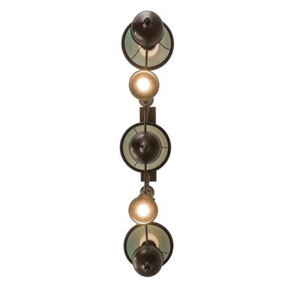 Meyda Tiffany Sunbury 3 Light 48" Wide Linear Pendant