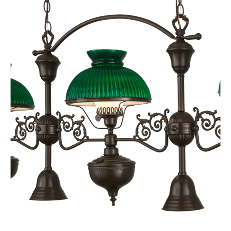 Meyda Tiffany Sunbury 3 Light 48" Wide Linear Pendant
