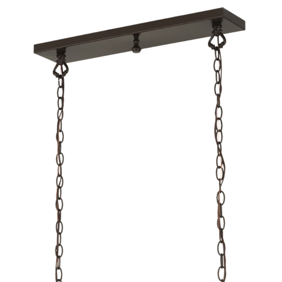 Meyda Tiffany Sunbury 3 Light 48" Wide Linear Pendant