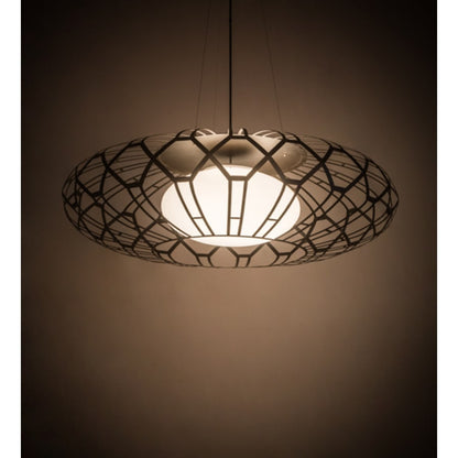 Meyda Tiffany Margo Mizner 3 Light 60" Wide Suspension Pendant