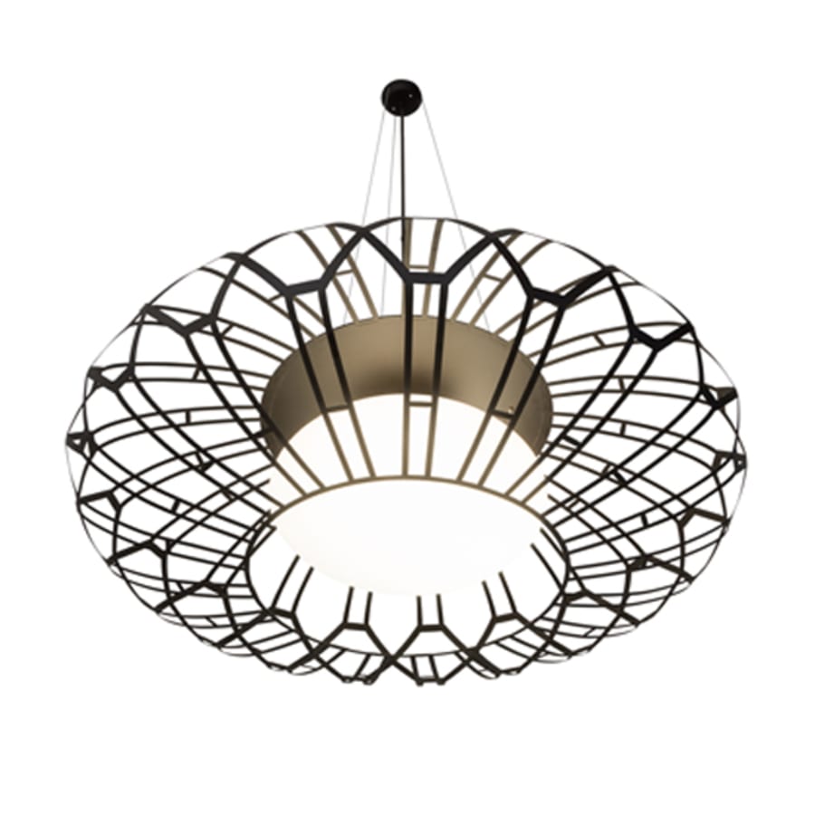 Meyda Tiffany Margo Mizner 3 Light 60" Wide Suspension Pendant