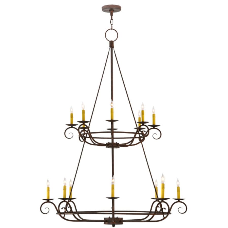 Meyda Tiffany Estrella 16 Light 45" Wide Taper Candle Style Chandelier