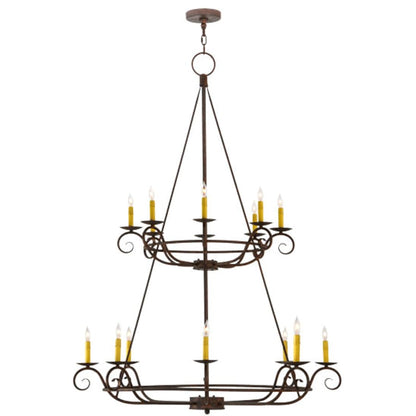 Meyda Tiffany Estrella 16 Light 45" Wide Taper Candle Style Chandelier