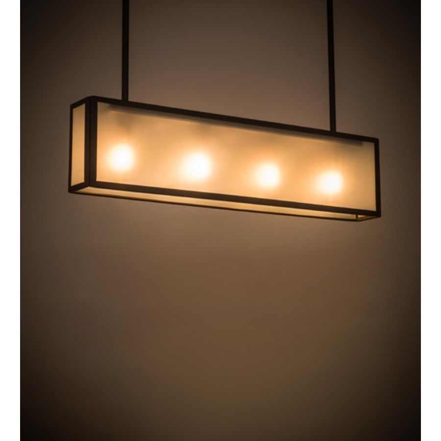 Meyda Tiffany Affinity 4 Light 40" Wide Linear Pendant