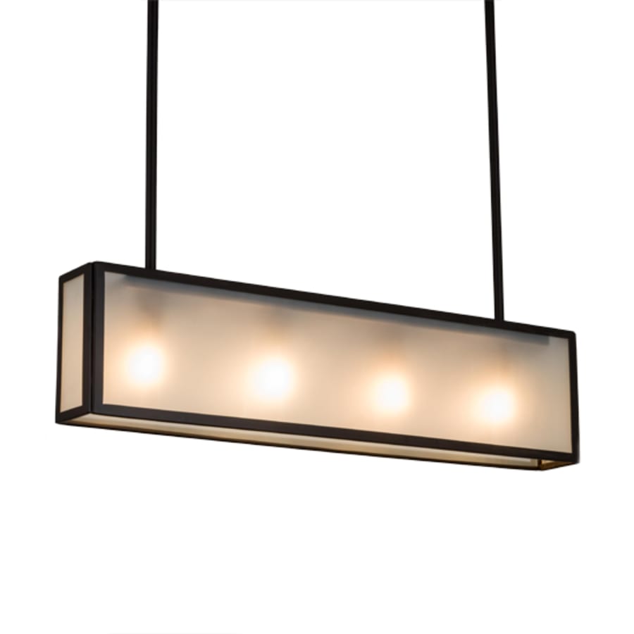 Meyda Tiffany Affinity 4 Light 40" Wide Linear Pendant