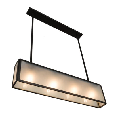 Meyda Tiffany Affinity 4 Light 40" Wide Linear Pendant