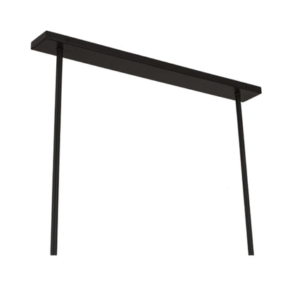 Meyda Tiffany Affinity 4 Light 40" Wide Linear Pendant