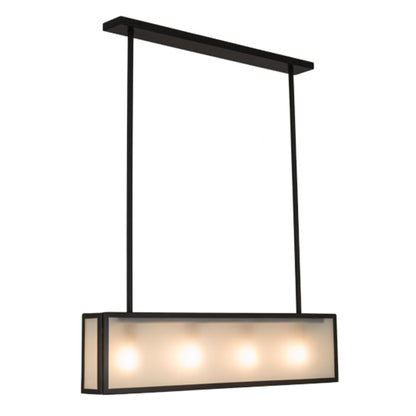 Meyda Tiffany Affinity 4 Light 40" Wide Linear Pendant