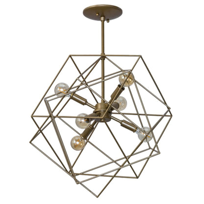 Meyda Tiffany Conundrum 6 Light 19" Wide Pendant