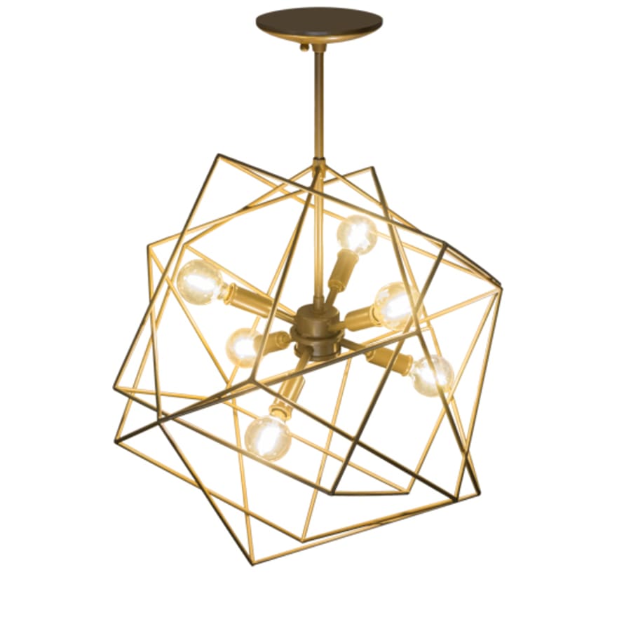 Meyda Tiffany Conundrum 6 Light 19" Wide Pendant