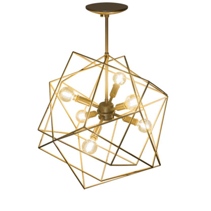 Meyda Tiffany Conundrum 6 Light 19" Wide Pendant