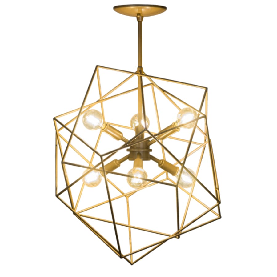 Meyda Tiffany Conundrum 6 Light 19" Wide Pendant